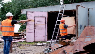 Демонтаж гаражей в Михайловке, цена от 1747 руб. – услуги под ключ от 2Землекопа-Мхл